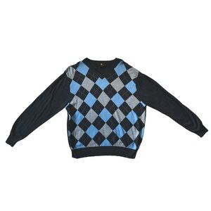 Men’s Argyle Sweater Extra Large Toscano